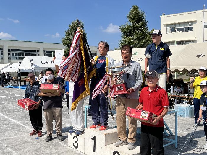 優勝表彰式