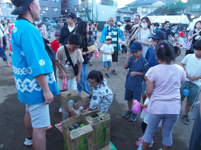 ジュース配布