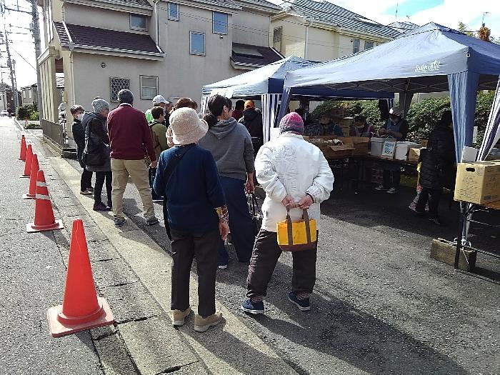 行列ができました