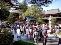 参詣と休憩