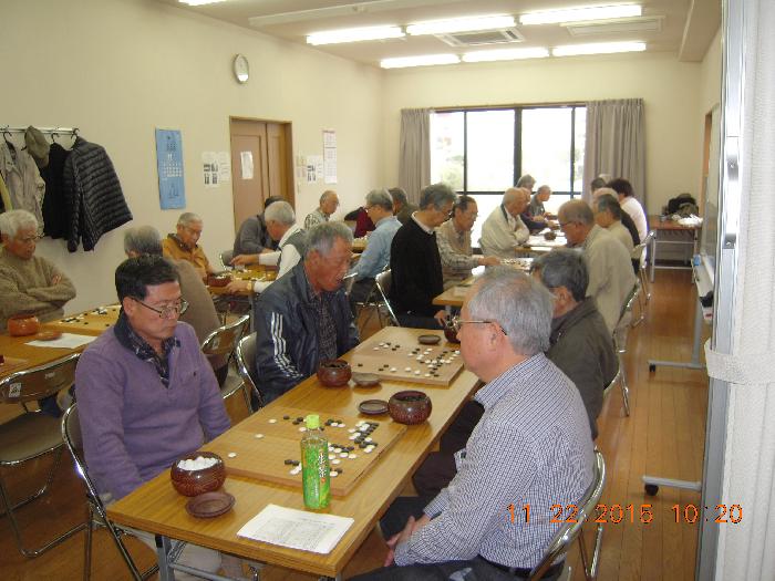 対局の様子A