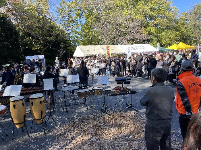 中学校吹奏楽部の演奏は心に響きました!