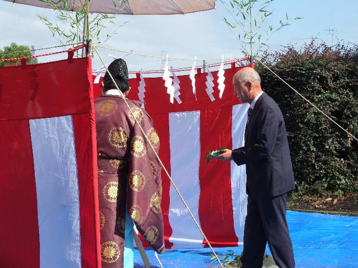 久野連合会長奉納