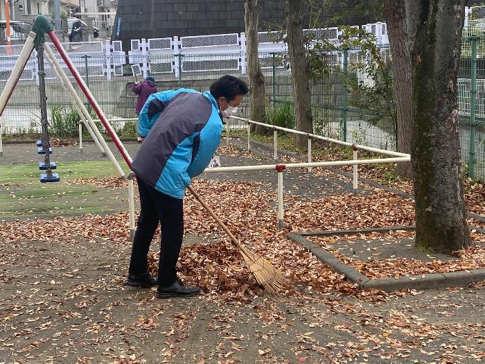 すごい落ち葉です