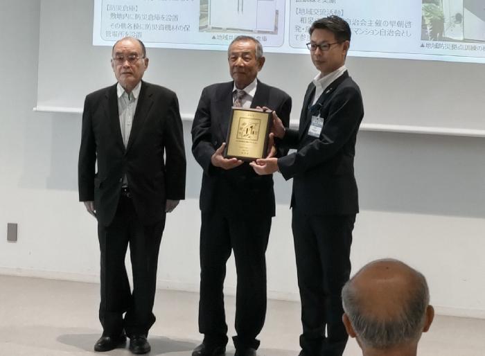 受賞後の記念写真