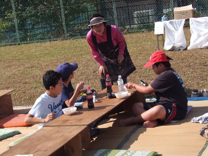 子供たちも喜んでいます
