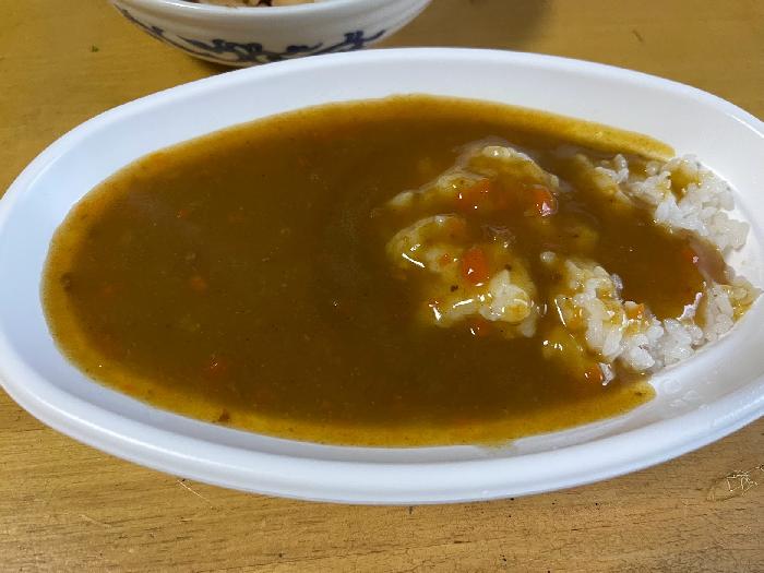 さらによそります。おいしそう