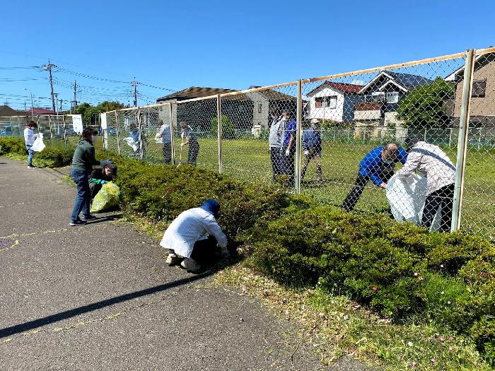 サツキの下草も伸びました