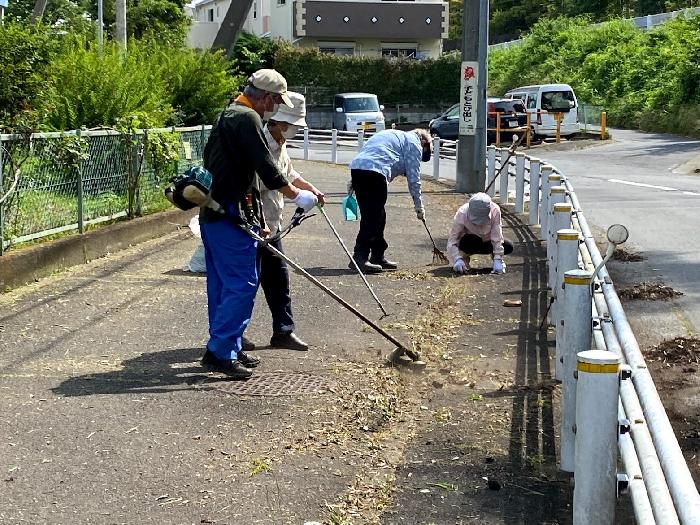 道路までも、感謝