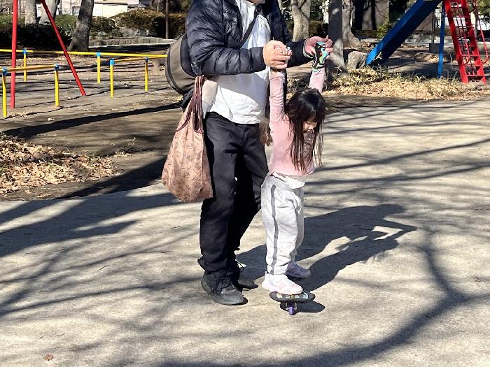孫たちとひと時の戯れ