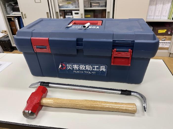 各棟に設置する防災用具