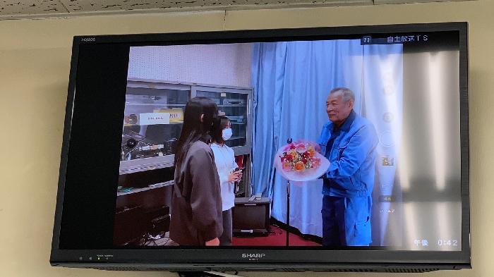 テレビ放映でのお別れ式