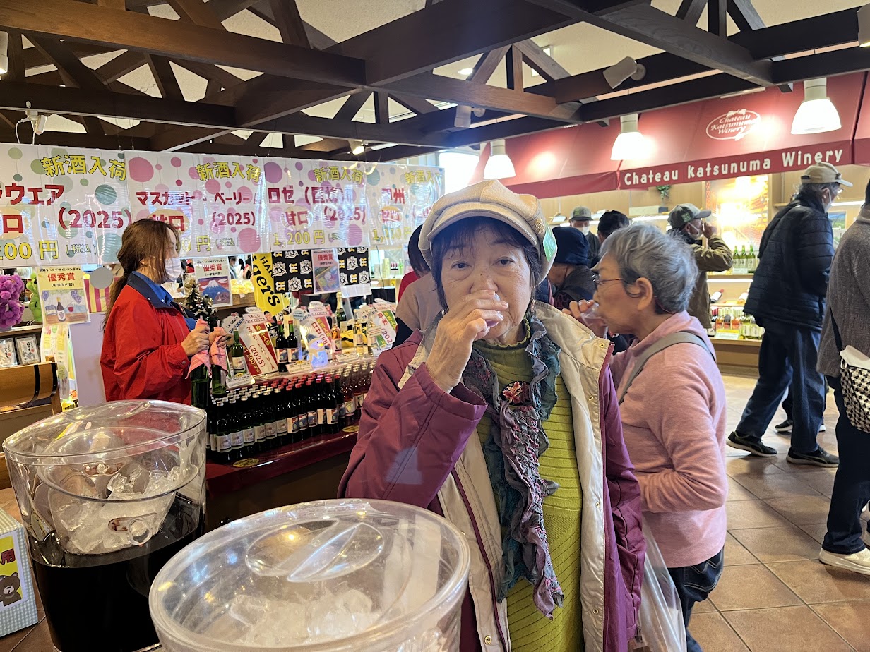 ワイナリー。美味しいね