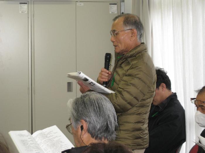 各専門部も発言しました