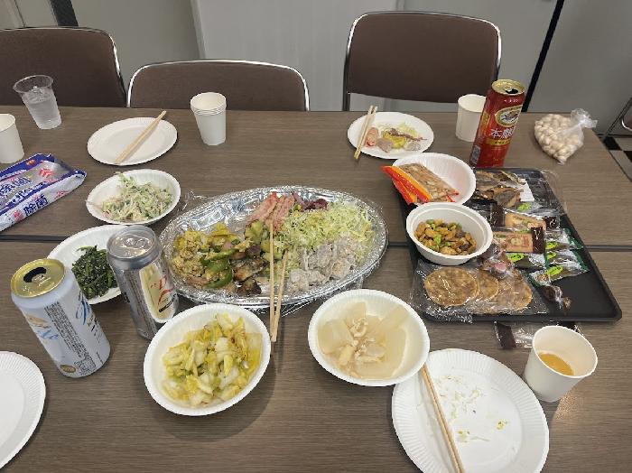 美味しい手作り料理と飲み物