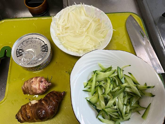 材料を揃えました。