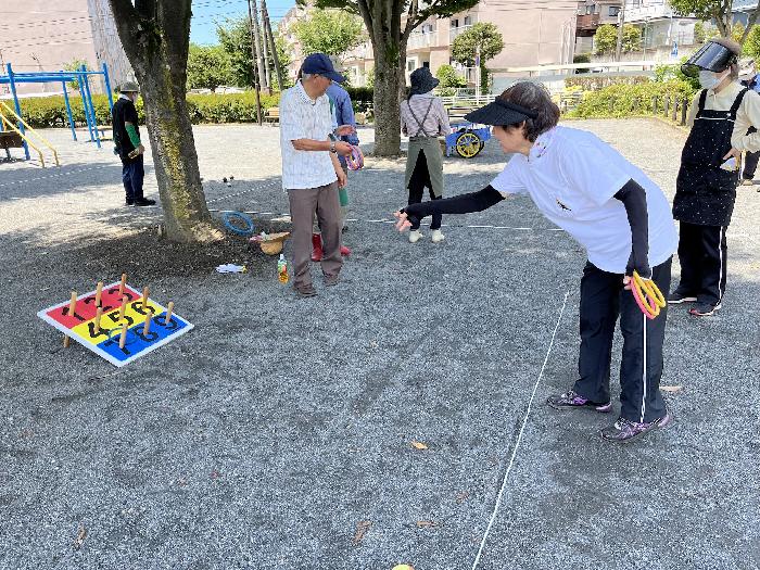 輪投げの没頭