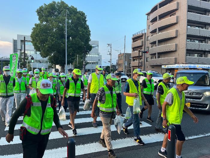 出発です。