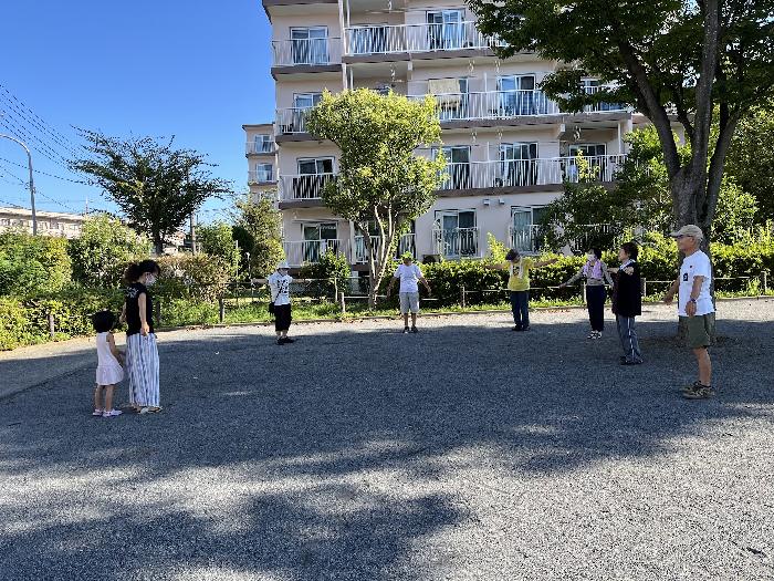 昨年のラジオ体操風景