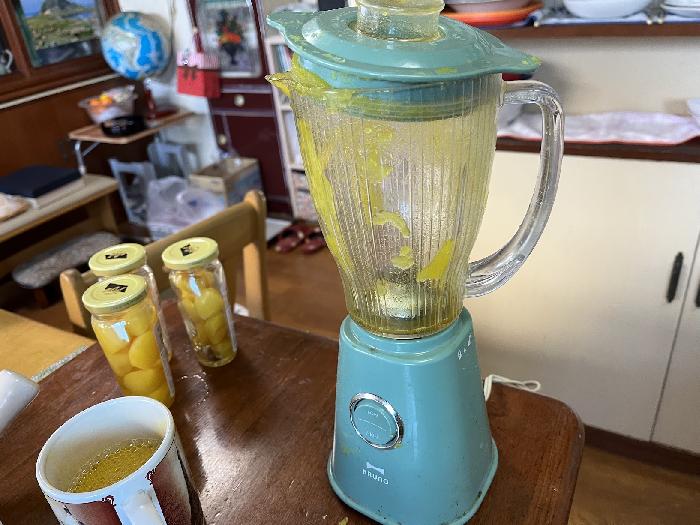 ミキサーで出来上がり