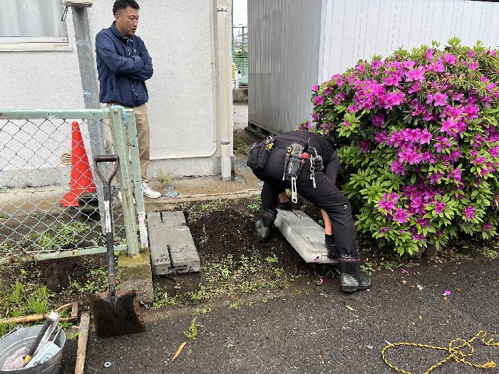 設置準備中