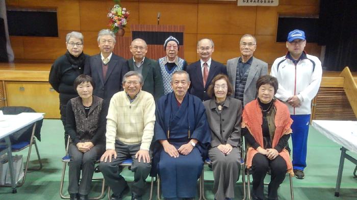記念写真を